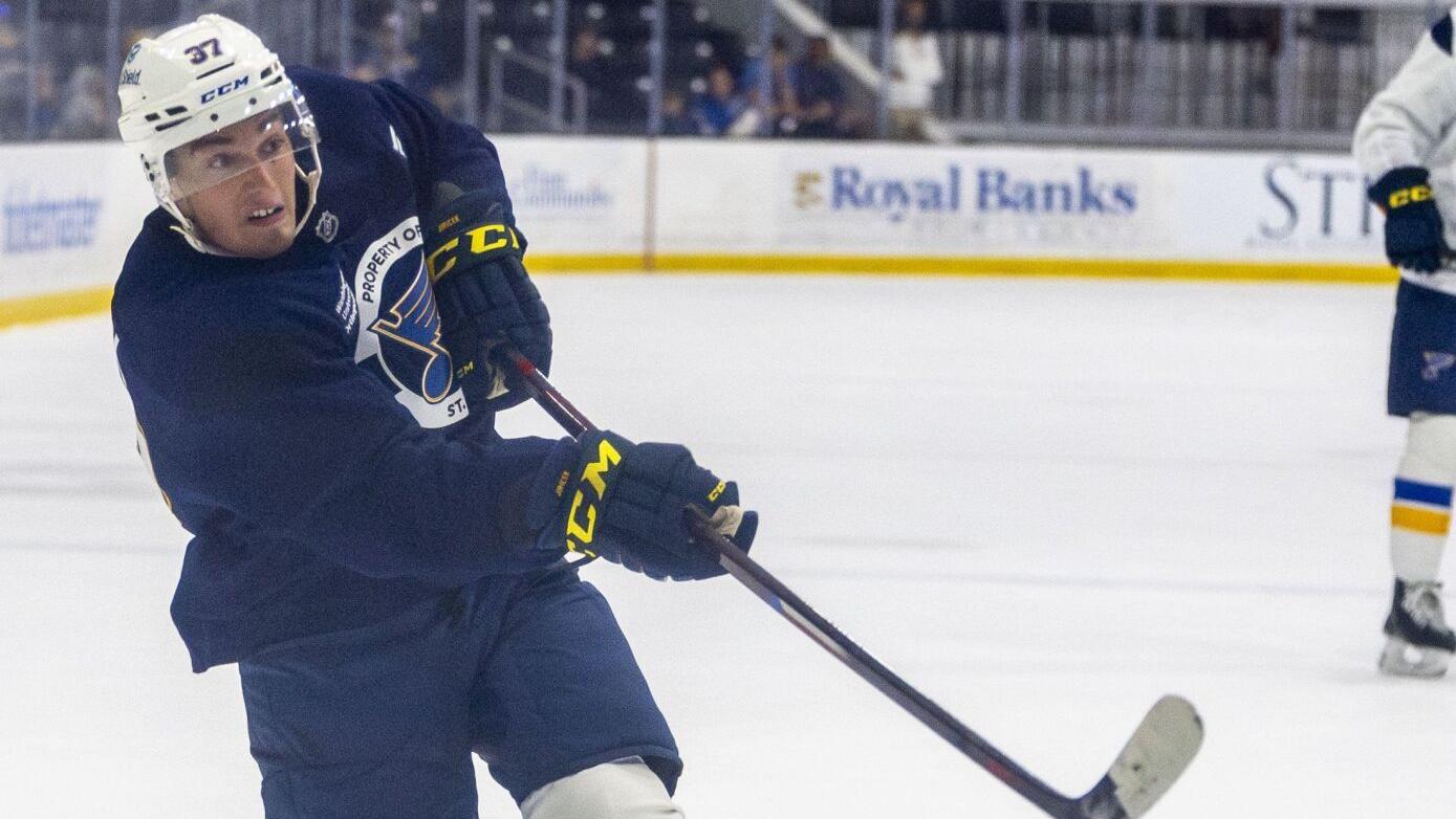 Blues prospect Adam Jiricek eyes healthy season after injury-marred campaign in 2024-25